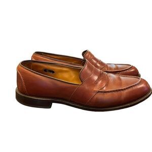 Allen Edmonds Randolph Calfskin Mens Penny Loafer in Dark Chili Size 10.5